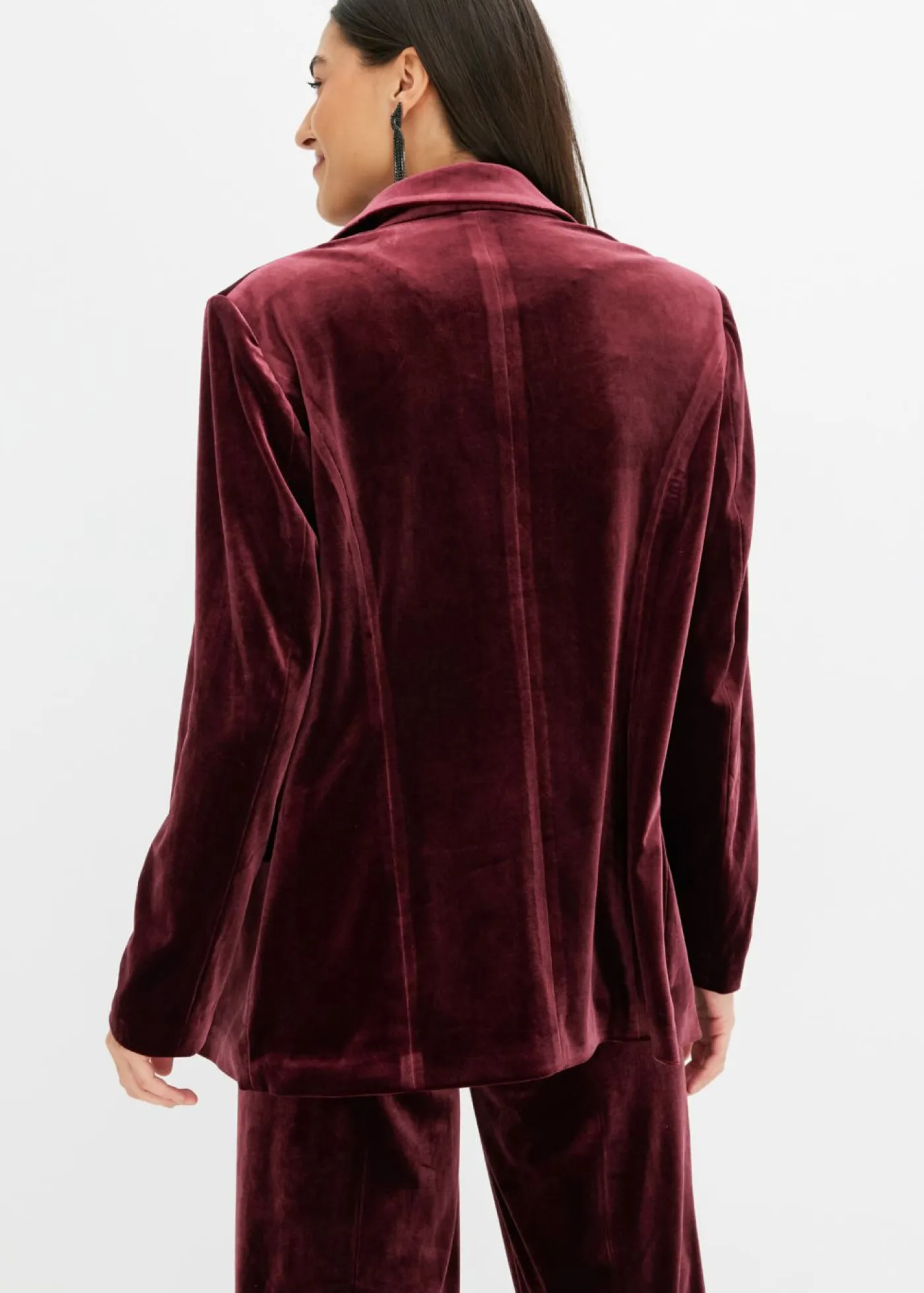 Sale Americana de terciopelo suave Mujer Blazers