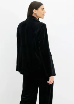 Outlet Americana de terciopelo suave Mujer Blazers
