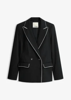 New Americana elástica de bengalina Mujer Blazers