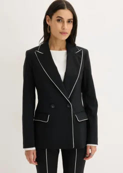 New Americana elástica de bengalina Mujer Blazers