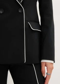 New Americana elástica de bengalina Mujer Blazers