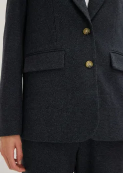 Sale Americana elástica de una sola fila Mujer Blazers