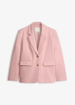 New Americana elástica de una sola fila Mujer Blazers