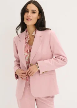 New Americana elástica de una sola fila Mujer Blazers