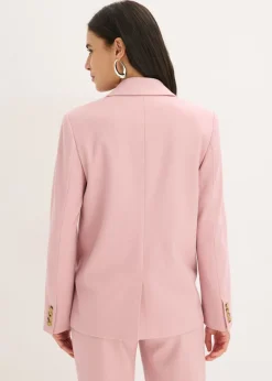 New Americana elástica de una sola fila Mujer Blazers