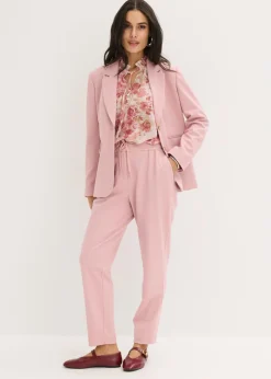 New Americana elástica de una sola fila Mujer Blazers