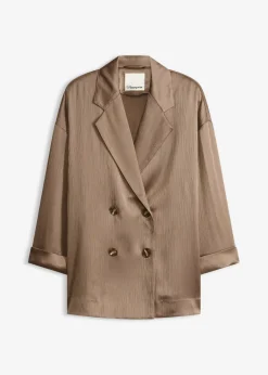 Clearance Americana holgada con doble botonadura Mujer Blazers