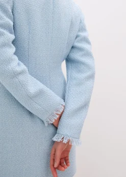 Hot Americana larga de bouclé Mujer Blazers