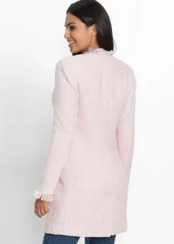 Outlet Americana larga de bouclé Mujer Blazers