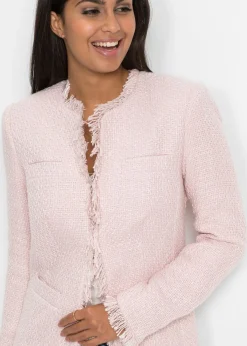 Outlet Americana larga de bouclé Mujer Blazers