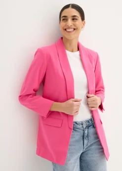 Discount Americana larga de mezcla de viscosa Mujer Blazers