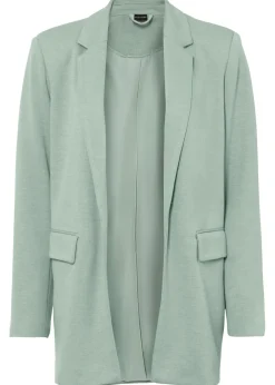 Online Americana larga de punto con bolsillos Mujer Blazers
