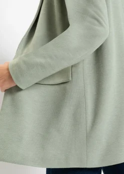 Online Americana larga de punto con bolsillos Mujer Blazers