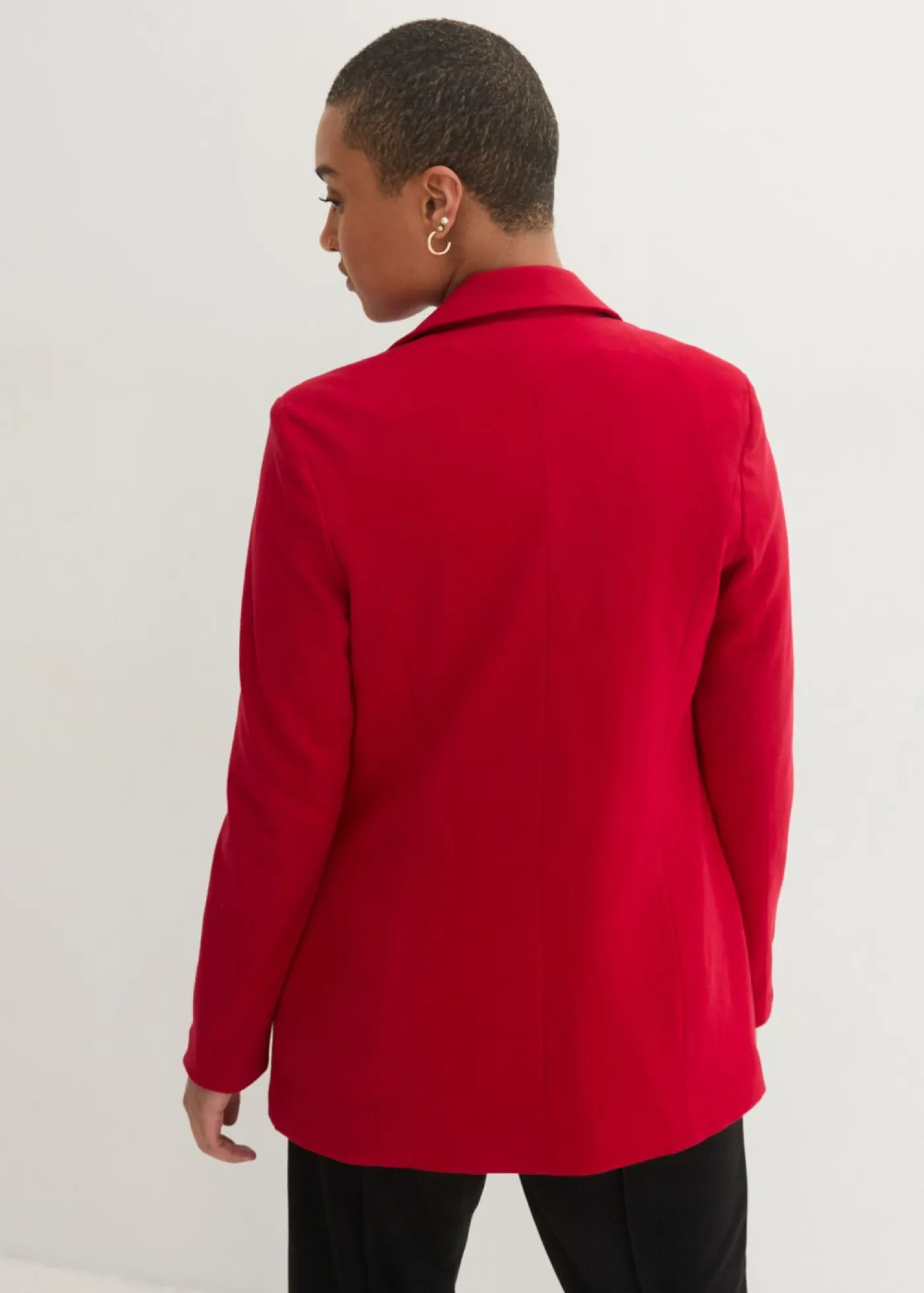 Sale Americana larga de punto de algodón Mujer Blazers