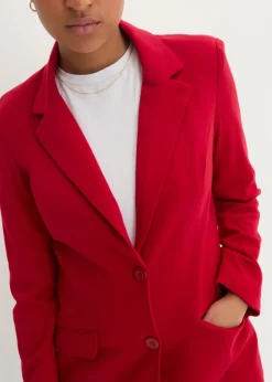 Sale Americana larga de punto de algodón Mujer Blazers
