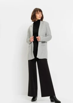 Outlet Americana larga de punto con bolsillos Mujer Blazers