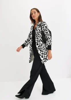 Americana larga estampada Mujer Blazers
