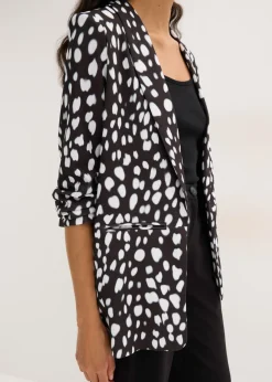 Best Americana larga estampada Mujer Blazers