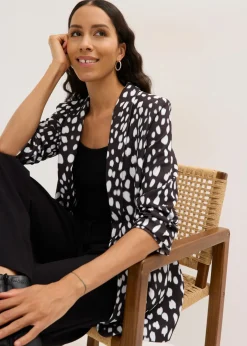 Best Americana larga estampada Mujer Blazers