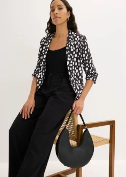 Best Americana larga estampada Mujer Blazers