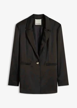 New Americana oversize de satén Mujer Blazers
