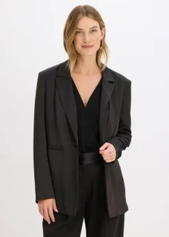New Americana oversize de satén Mujer Blazers
