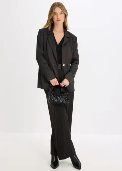 New Americana oversize de satén Mujer Blazers