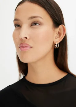 Outlet Aros de latón Mujer Complementos Temáticos·Accesorios Elegantes|Joyería