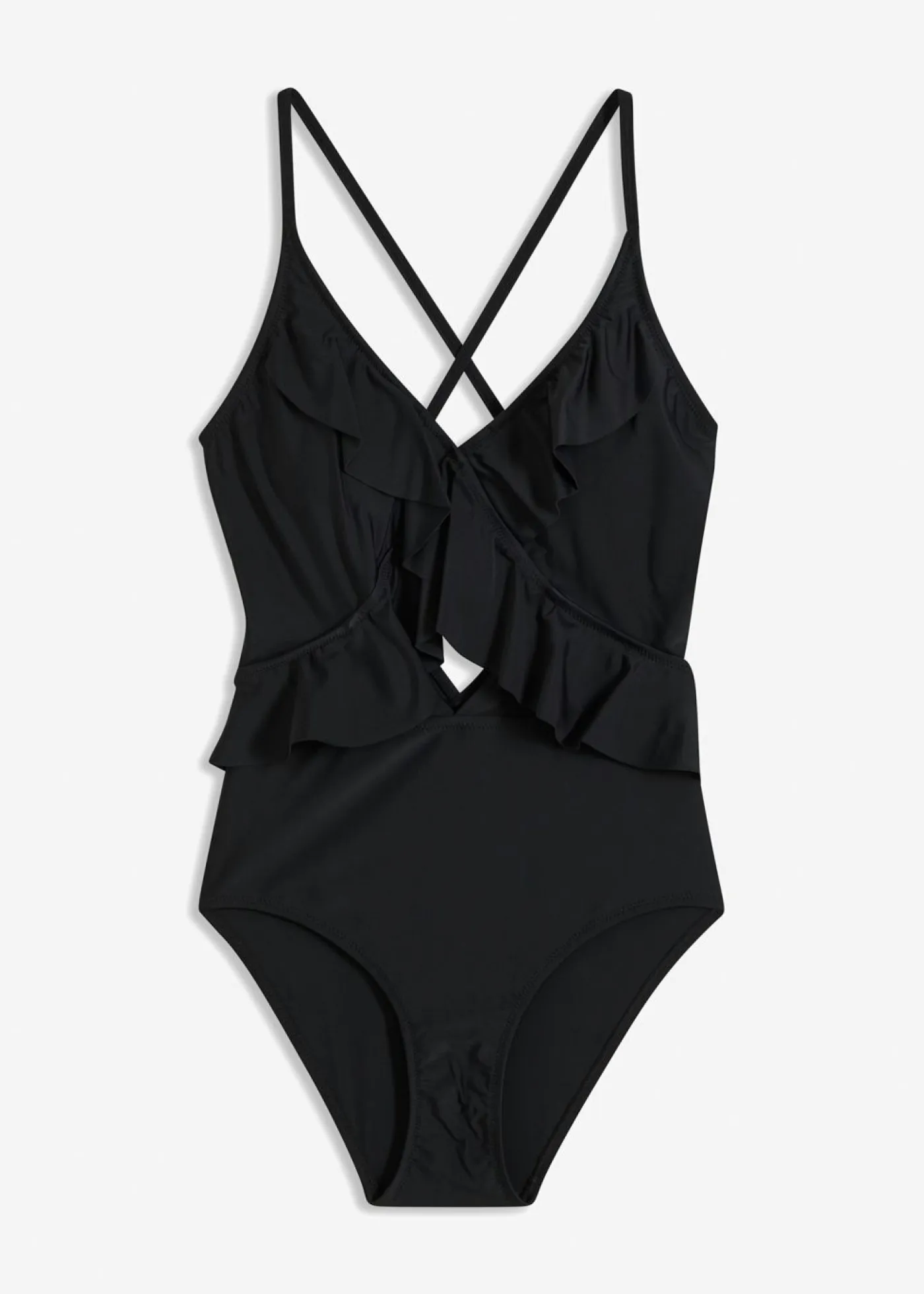Online Bañador con abertura y volantes Mujer Ropa Para Ir A La Playa|Novedades