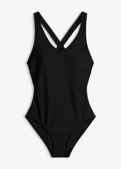 Hot Bañador con costuras decorativas Mujer Novedades|Bañadores