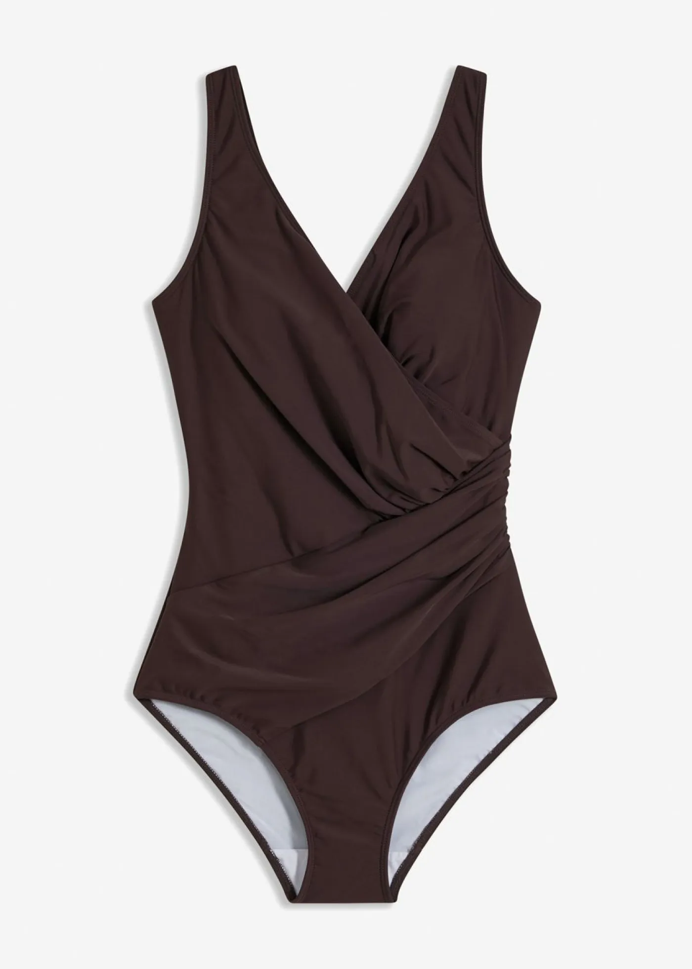 New Bañador con efecto moldeador medio y efecto cruzado Mujer Vestidos Moldeadores|Bañadores
