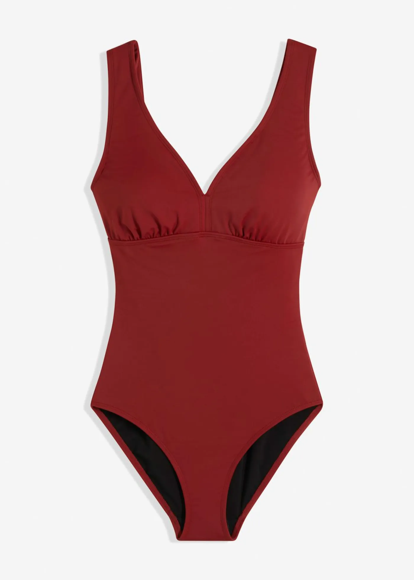 New Bañador con efecto moldeador medio y escote en V Mujer Vestidos Moldeadores|Bañadores