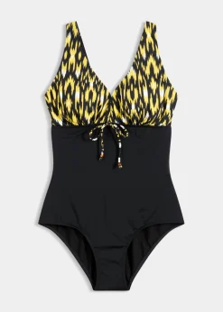 Sale Bañador con efecto moldeador medio y tirantes anchos Mujer Vestidos Moldeadores|Bañadores