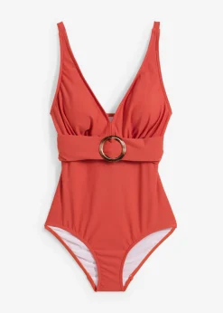 Discount Bañador con ligero efecto moldeador y escote en V Mujer Vestidos Moldeadores|Novedades