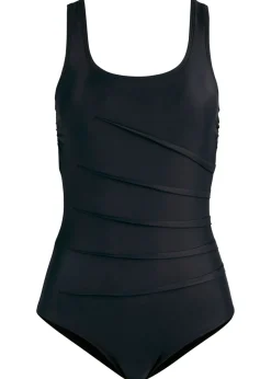 Bañador con ligero efecto moldeador y pliegues decorativos Mujer Vestidos Moldeadores|Bañadores