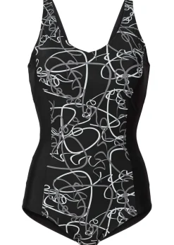 Discount Bañador con ligero efecto moldeador y escote en V Mujer Vestidos Moldeadores|Bañadores