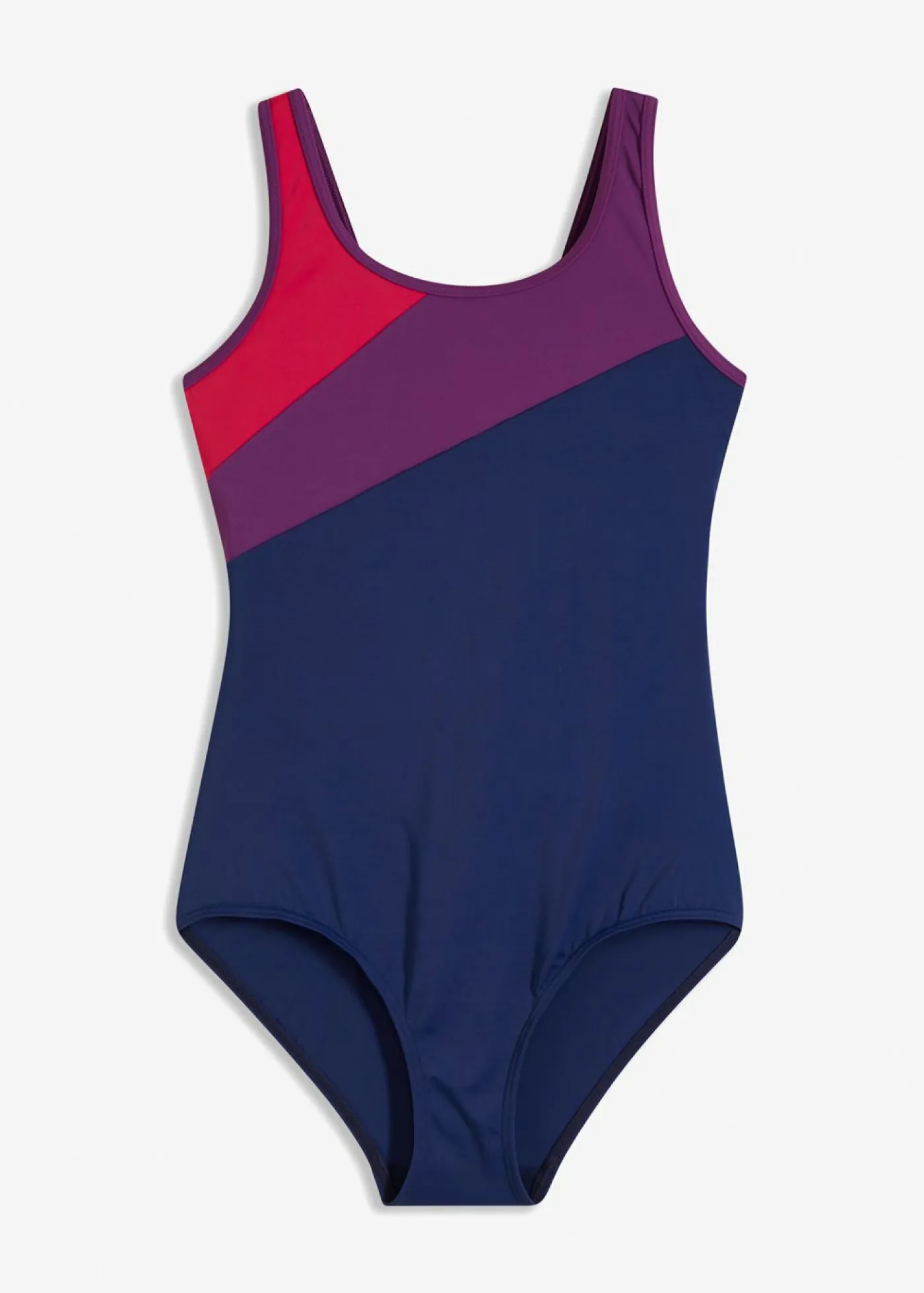 Hot Bañador deportivo de secado rápido con inserto de contraste Mujer Ropa De Baño Deportiva|Bañadores