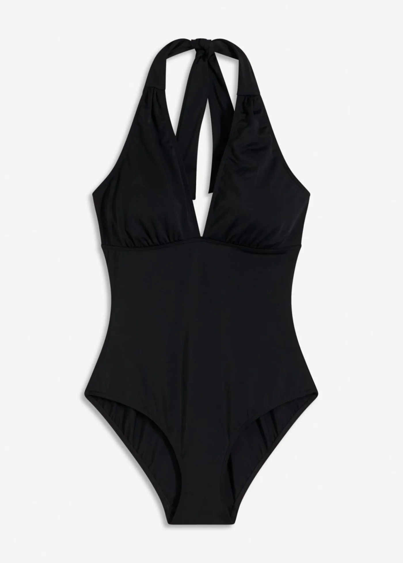 Clearance Bañador halter con profundo escote en V Mujer Bañadores