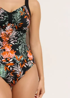 Clearance Bañador moldeador con efecto reductor intermedio Mujer Vestidos Moldeadores|Bañadores