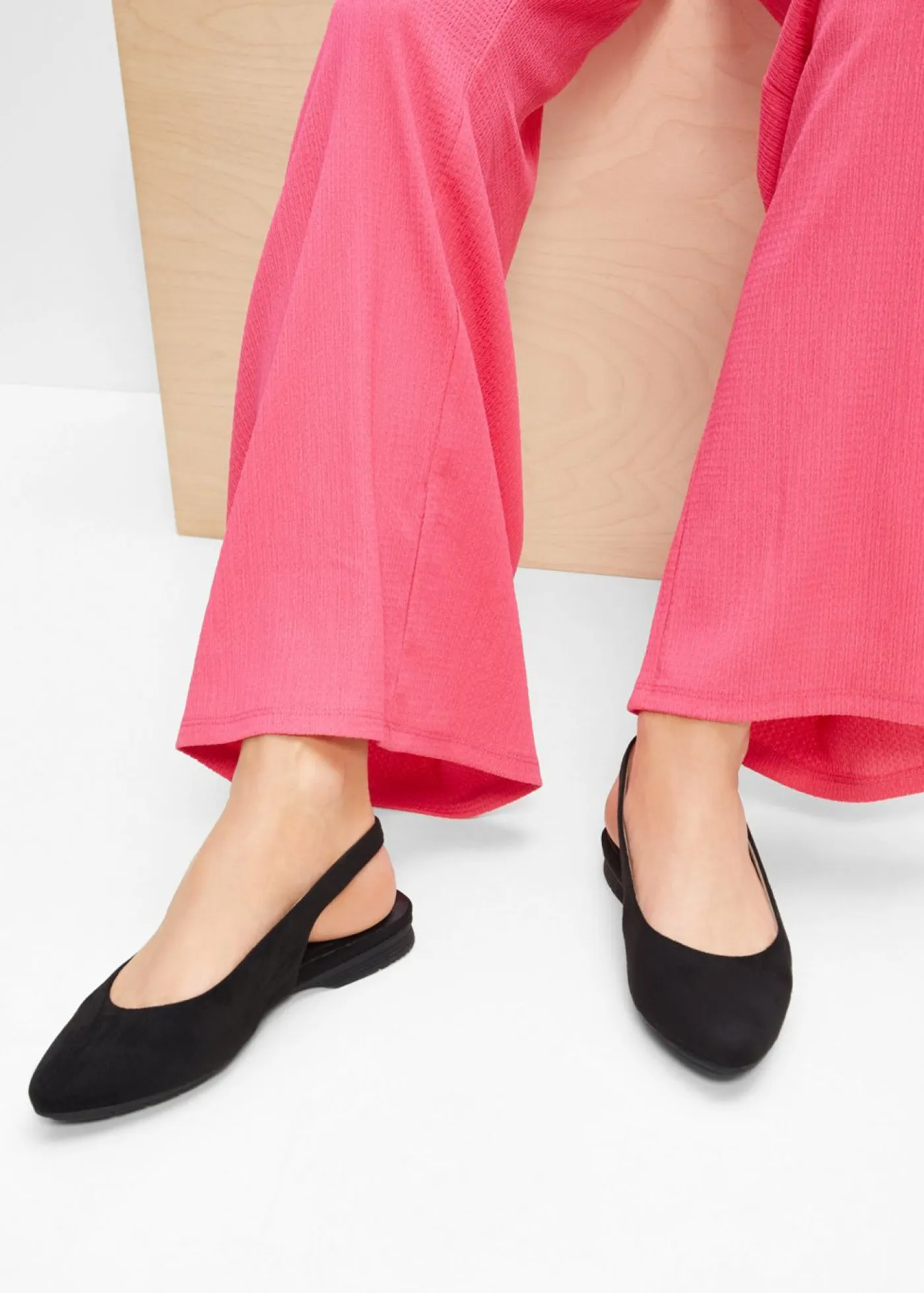 Bailarina Jana con talón al descubierto y un ancho cómodo Mujer Zapatos De Marca·Jana|Zapatos Primavera-Verano