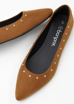 New Bailarinas con tachuelas Mujer Zapatos Primavera-Verano