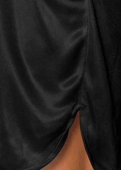 Best Bata de satén Mujer Albornoces Y Batas|Lencería Sexy