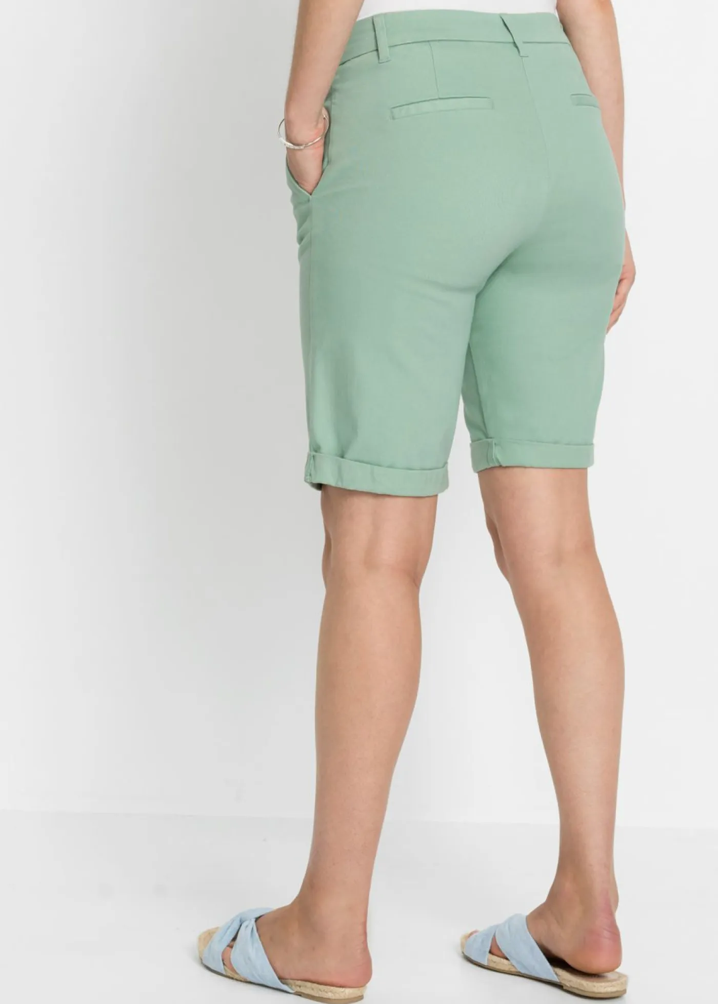 Best Bermuda elástica Mujer Shorts|Pantalones