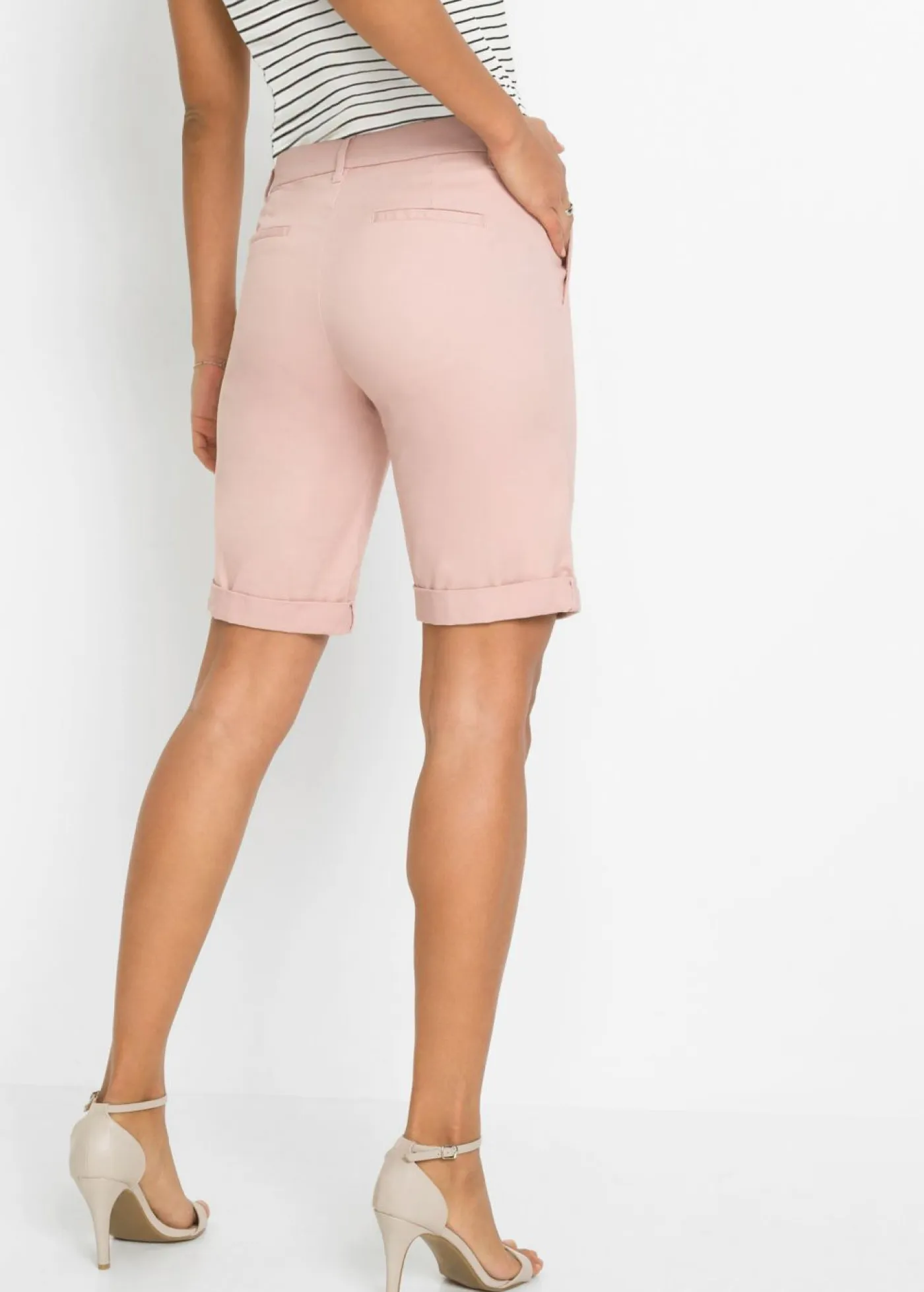 Bermuda elástica Mujer Shorts|Pantalones