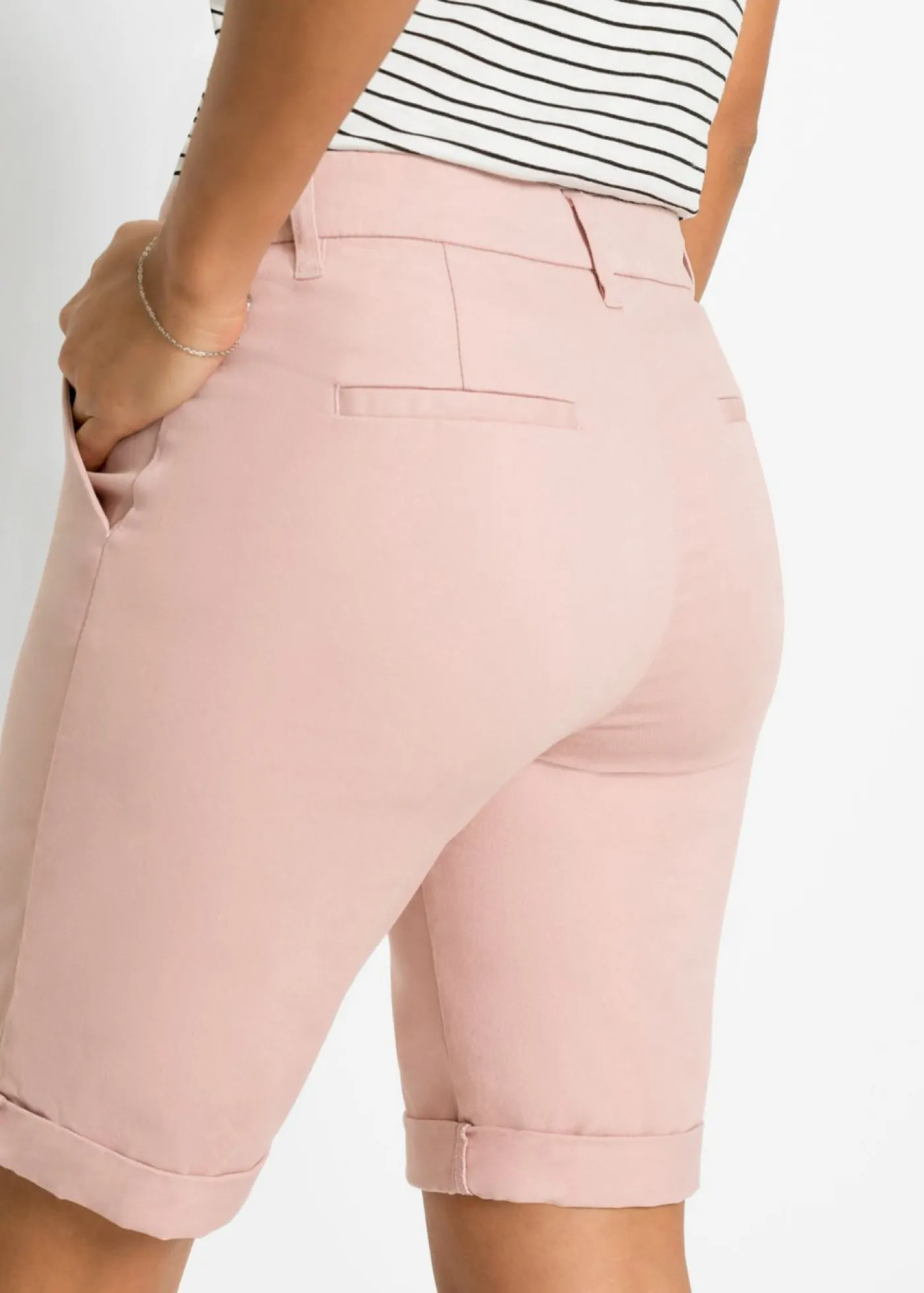 Bermuda elástica Mujer Shorts|Pantalones