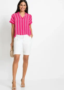 New Bermuda elástica Mujer Shorts|Pantalones