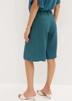 Best Bermudas anchas con pinzas Mujer Shorts|Pantalones