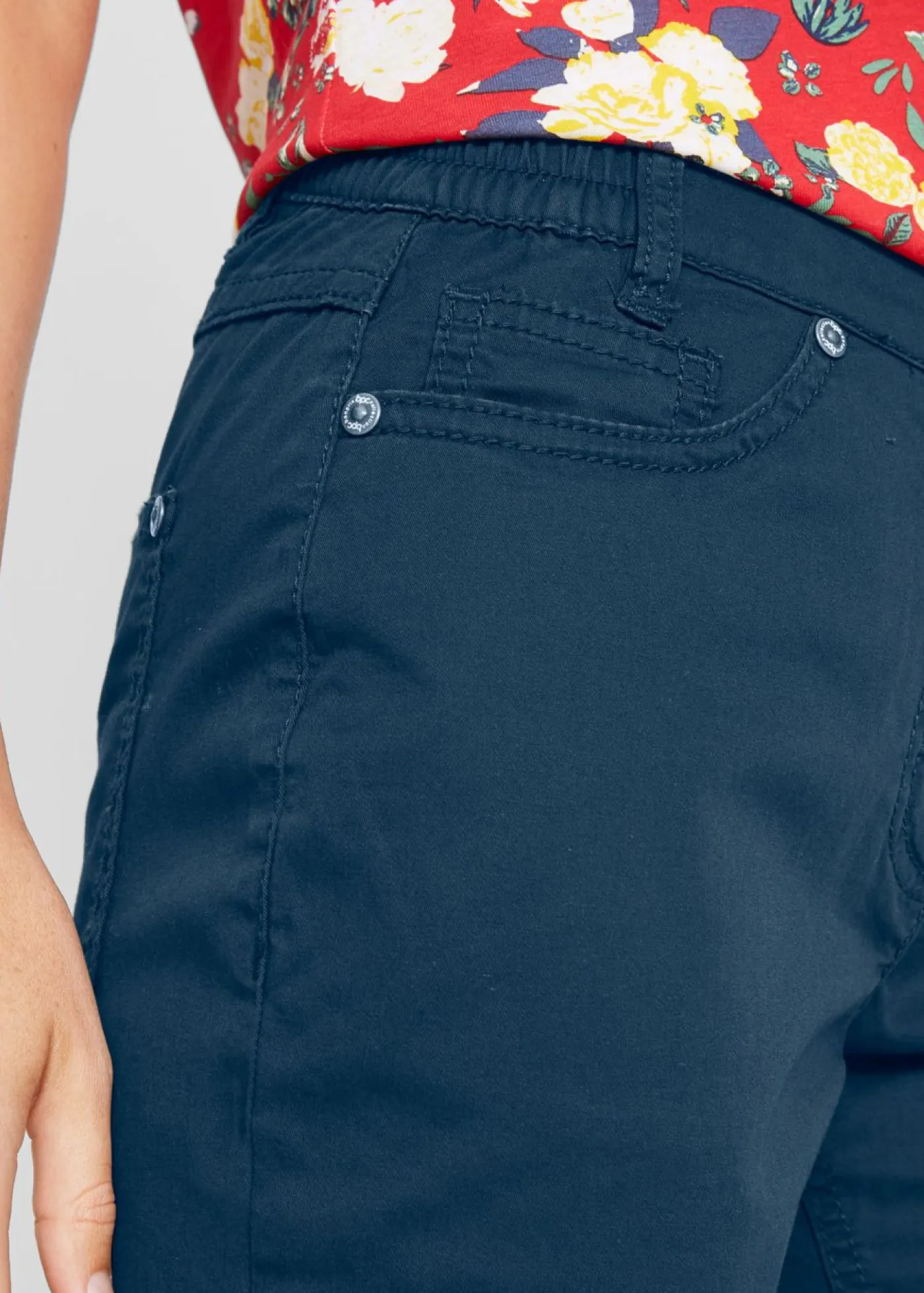 Online Bermudas con cintura elástica Mujer Shorts|Pantalones
