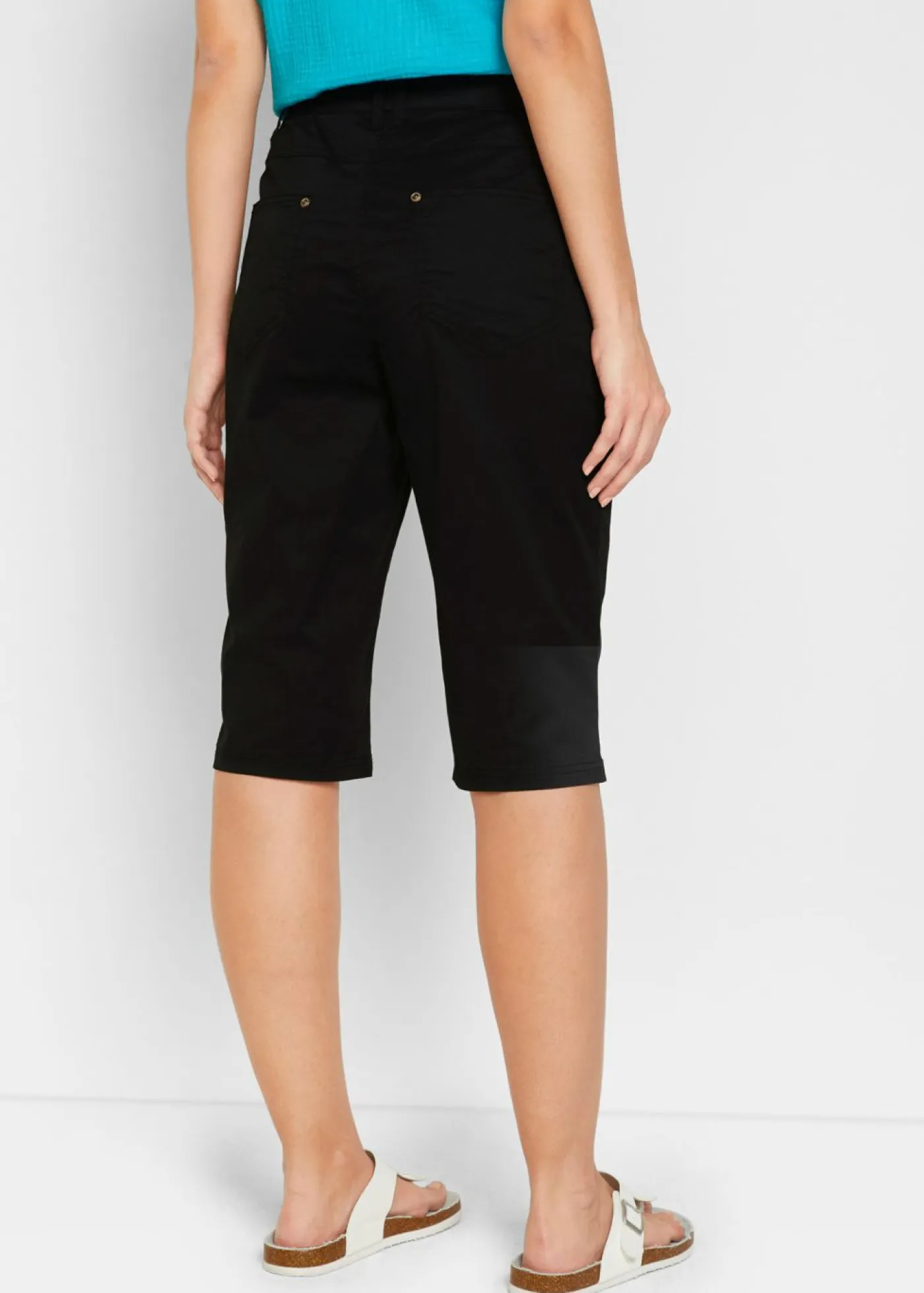 Best Bermudas con cintura elástica Mujer Shorts|Pantalones
