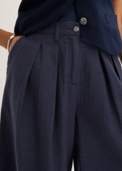New Bermudas con pinzas Mujer Shorts|Pantalones